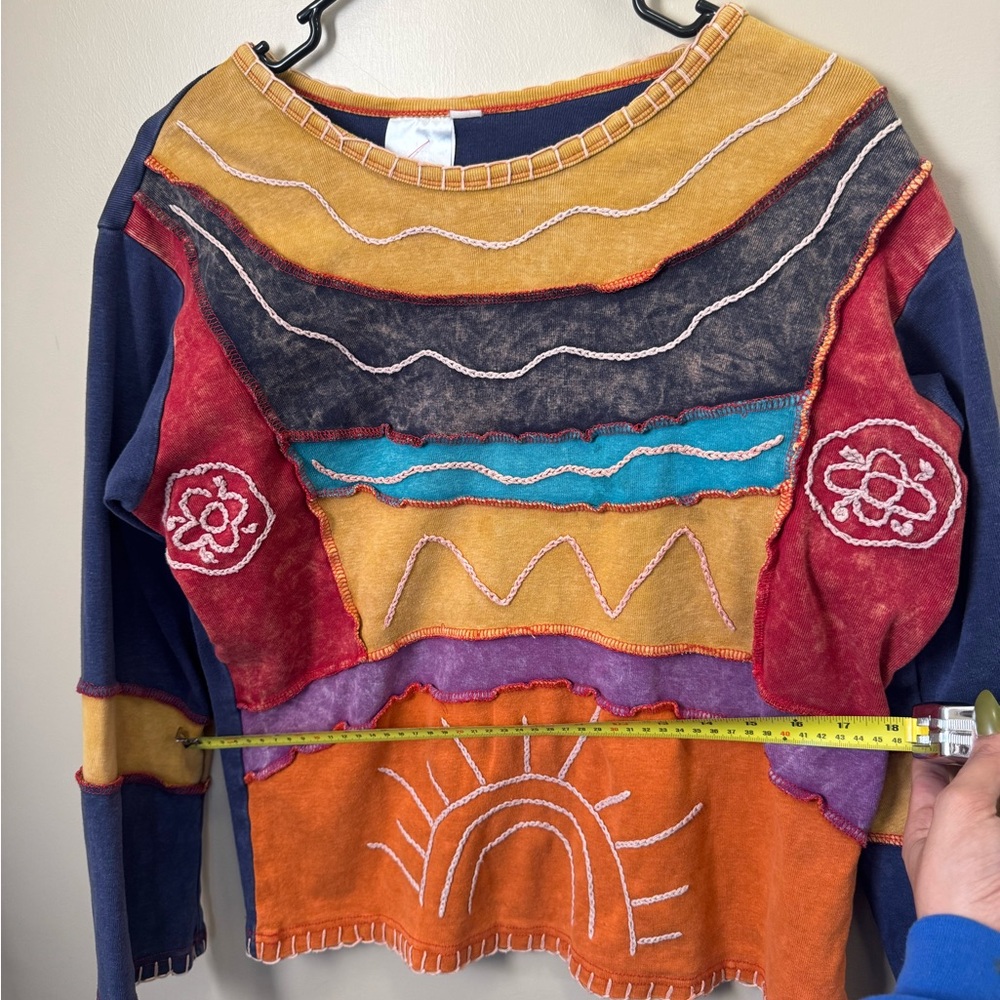 Greater Good Network Patchwork Top - image 5